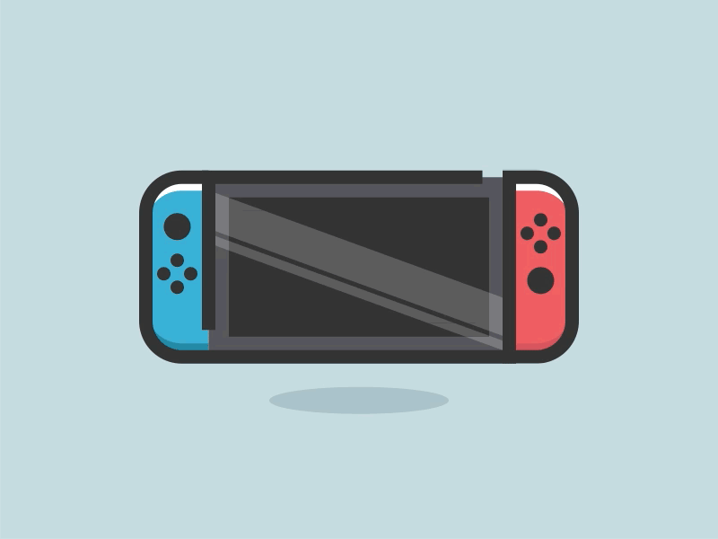 A picture of a Nintendo Switch