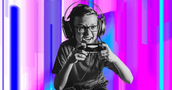 Kid Playing Video games