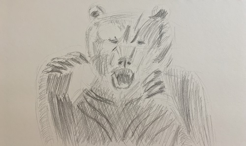 Mercer Bear Statue