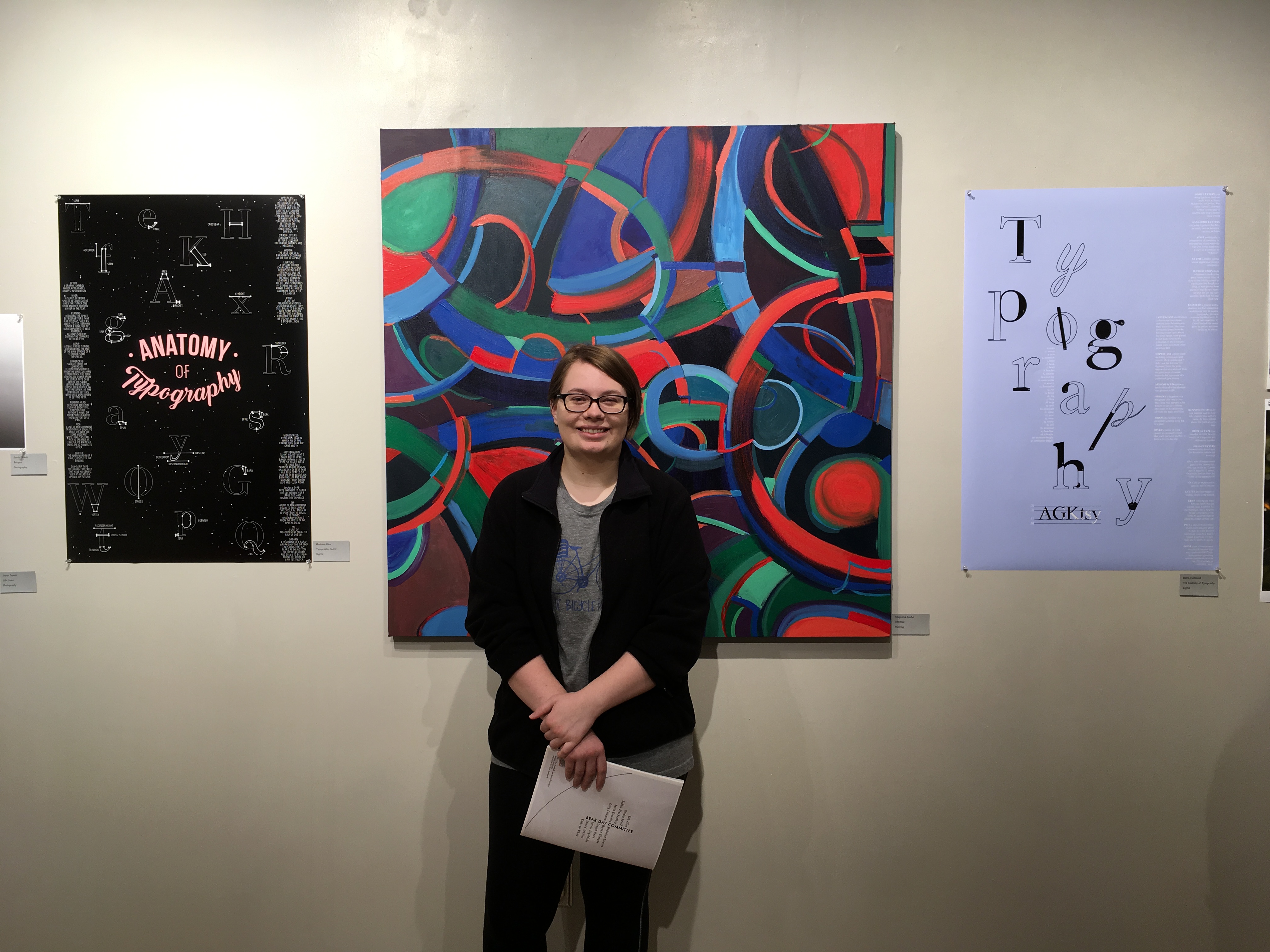 One of the art ceremony's winners